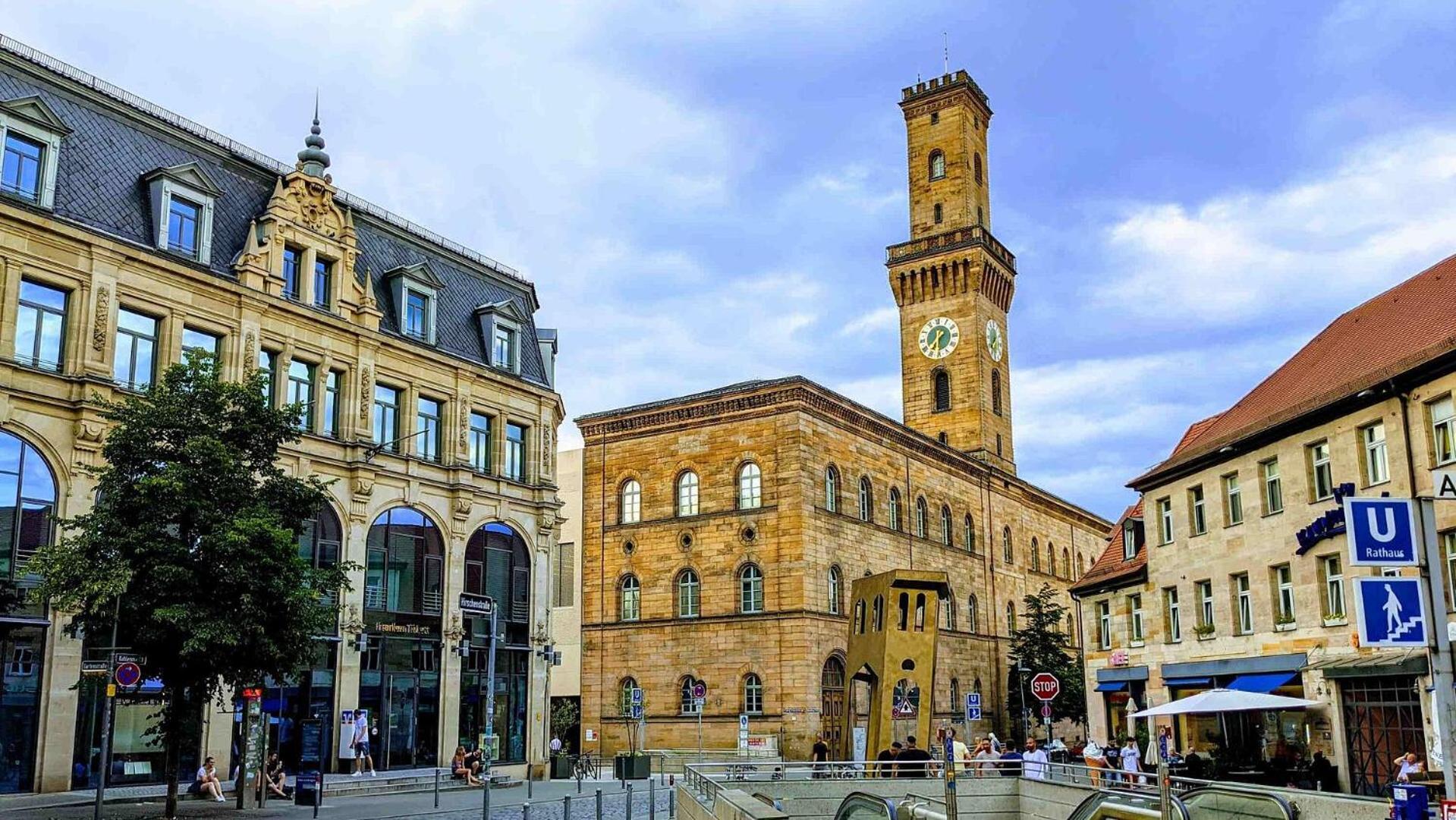 Wohnung Am Gruenen, Naehe Stadtzentrum Und Hauptbahnhof, Wlan Inklusive Fürth Esterno foto